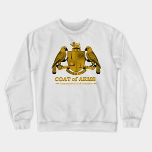 Dominica Coat of arms Black Crewneck Sweatshirt